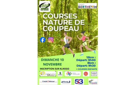 Inscriptions &quot;Courses nature de Coupeau&quot; OUVERTES