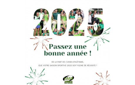 BONNE ANNÉE 2025 !