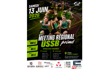 Notre meeting régional primé est de retour !!